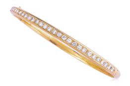 A DIAMOND HINGED BANGLE