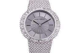 A GIRARD PERREGAUX WHITE GOLD AND DIAMOND SET BRACELET WATCH