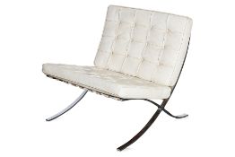 A 'BARCELONA' LOUNGE CHAIR