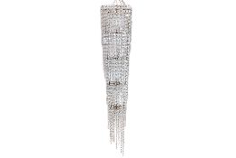 LOLLI E MEMMOLI 'CAIFA' SQUARE CRYSTAL CHANDELIER