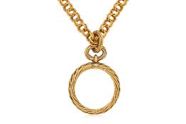 A CHANEL MONOCLE ON CHAIN