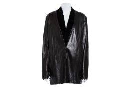 AN HERMES LEATHER AND MINK ENSEMBLE BY MARTIN MARGIELA