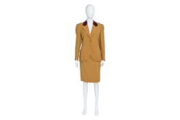 AN HERMES VINTAGE SKIRT SUIT