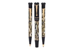 MONTBLANC MEISTERSTUCK OSCAR WILDE THREE PEN SET