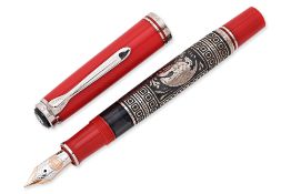 PELIKAN TOLEDO M910 RED FOUNTAIN PEN