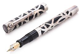 SHEAFFER NOLSTAGIA STERLING SILVER FOUNTAIN PEN