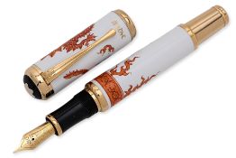MONTBLANC YEAR OF THE GOLDEN DRAGON 888 FOUNTAIN PEN