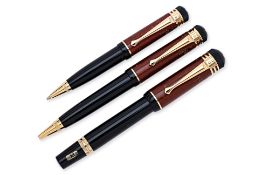 MONTBLANC FRIEDRICH SCHILLER LIMITED EDITION THREE PEN SET