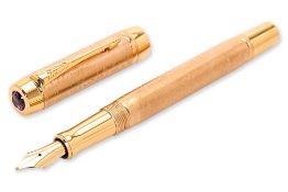 PARKER DUOFOLD ACCESSION QUEEN'S GOLD JUBILEE FOUNTAIN PEN