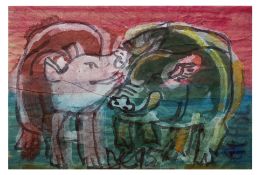 NGUYEN TU NGHIEM (VIETNAMESE, 1918-2016) - YEAR OF THE PIG