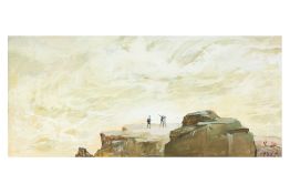 WU MIN (CHINESE) - 'PEOPLE ON CLIFF'