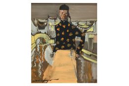 YU XIAOFU (CHINESE, B. 1950) - PORTRAIT OF A MAN