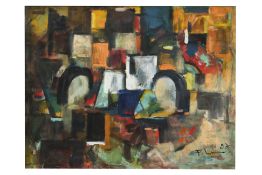 PHAM LUC (VIETNAMESE, B. 1943) - ABSTRACT COMPOSITION