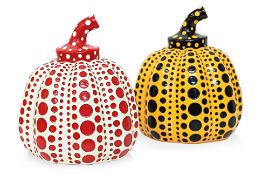 YAYOI KUSAMA (JAPANESE, B. 1929) - TWO PUMPKIN
