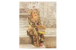 UDIN ANTARA (INDONESIAN, B. 1968) - DANCER RESTING