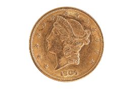 UNITED STATES 20 DOLLARS LIBERTY HEAD GOLD DOUBLE EAGLE 1904