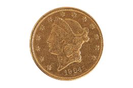 UNITED STATES 20 DOLLARS LIBERTY HEAD GOLD DOUBLE EAGLE 1904