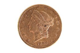 UNITED STATES 20 DOLLARS LIBERTY HEAD GOLD DOUBLE EAGLE 1899
