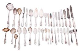 AN EXTENSIVE SERVICE OF WMF SILVER PLATED FLATWARE