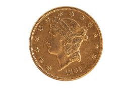 UNITED STATES 20 DOLLARS LIBERTY HEAD GOLD DOUBLE EAGLE 1899