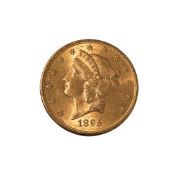 UNITED STATES 20 DOLLARS LIBERTY HEAD GOLD DOUBLE EAGLE 1895