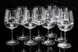 A SET OF EIGHT WATERFORD MARQUIS WINE GLASSES