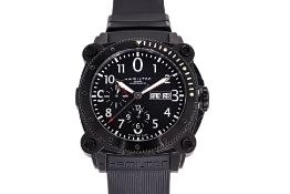 A HAMILTON 'BELOW ZERO' AUTOMATIC CHRONOGRAPH WATCH