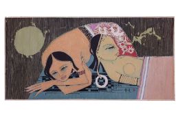 TAY CHEE TOH (MALAYSIAN, B. 1914) TWO GIRLS