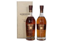 GLENMORANGIE EXTREMELY RARE 18 YR SINGLE MALT WHISKY (2)