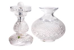 A WATERFORD CRYSTAL TABLE LAMP
