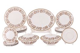 A SUSIE COOPER VENETIA PATTERN PART DINNER SERVICE