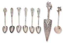 A GROUP OF AUSTRALIAN ARTS & CRAFTS SILVERWARE