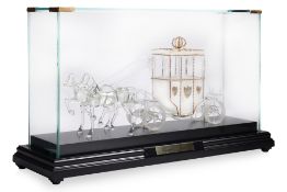 A VITTRO-DISSENY 'CARRAZO REAL' ART GLASS SCULPTURE