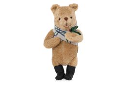 AN R. JOHN WRIGHT HOLIDAY WINNIE-THE-POOH DOLL