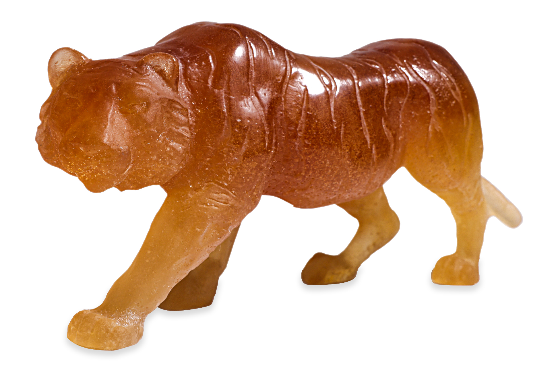 A DAUM CRYSTAL TIGER FOR RAFFLES HOTEL SINGAPORE - Image 3 of 3