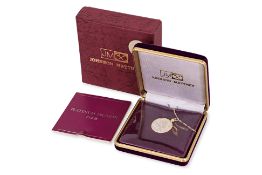 A JOHNSON MATTHEY PLATINUM DRAGON PENDANT