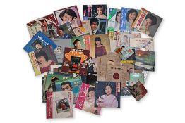 A GROUP OF MOSTLY JAPANESE VINYL RECORDS, SURF-ROCK, TRADITIONAL, AND OTHERS