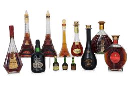 A GROUP OF MIXED BRANDY; COGNAC; PORT ETC. (14)
