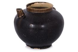 A VIETNAMESE BROWN GLAZED EWER