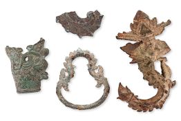 A GROUP OF VARIOUS SOUTHEAST ASIAN BRONZE OBJECTS