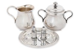 A GROUP OF CHRISTOFLE SILVER PLATED TABLE WARES