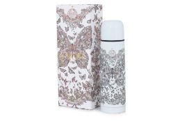 A CHRISTIAN DIOR WHITE INSULATED WATER BOTTLE