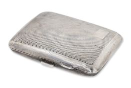 AN ENGLISH SILVER CIGARETTE CASE