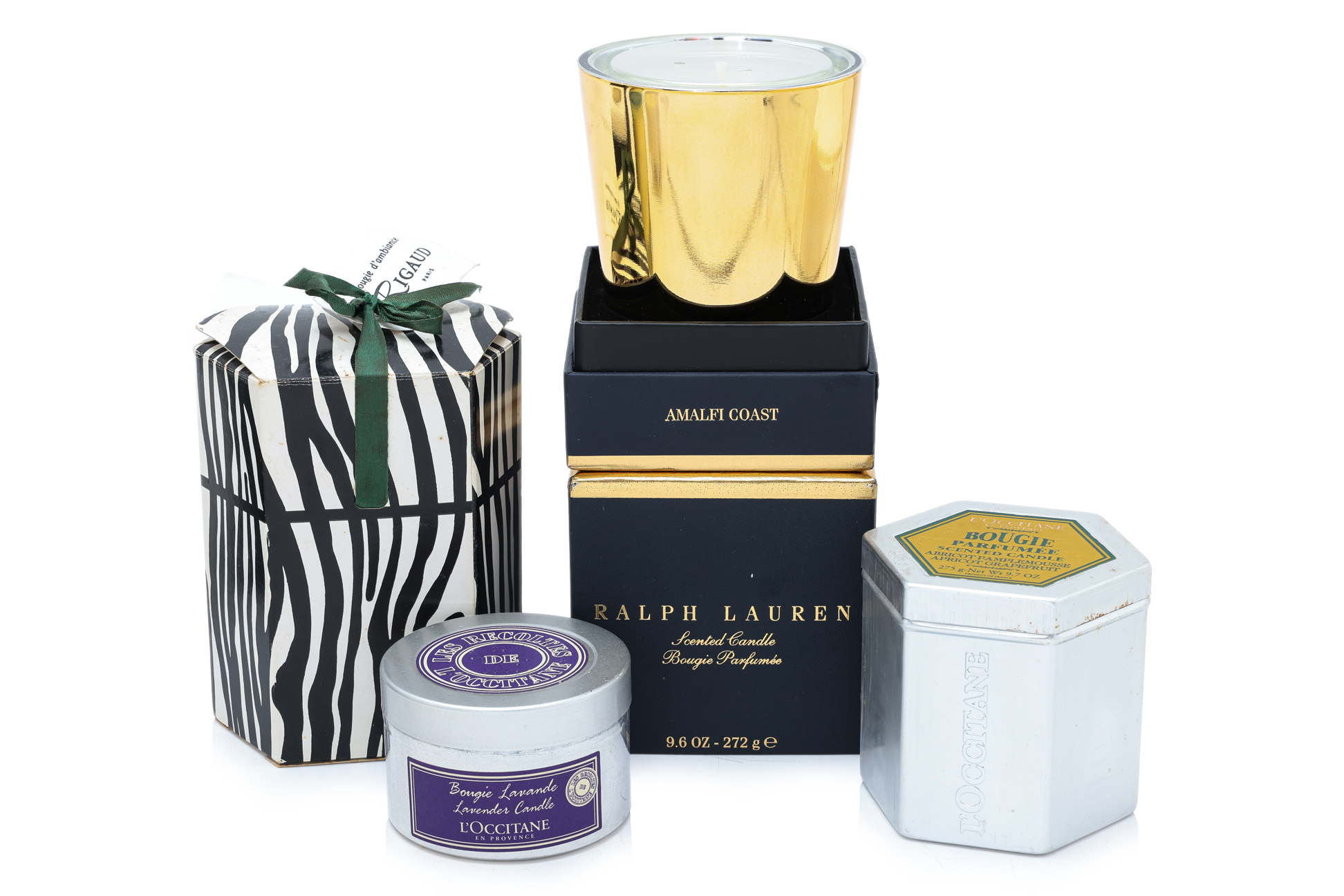 A GROUP OF DIPTYQUE: RALPH LAUREN; RIGAUD AND OTHER SCENTED CANDLES - Image 2 of 3
