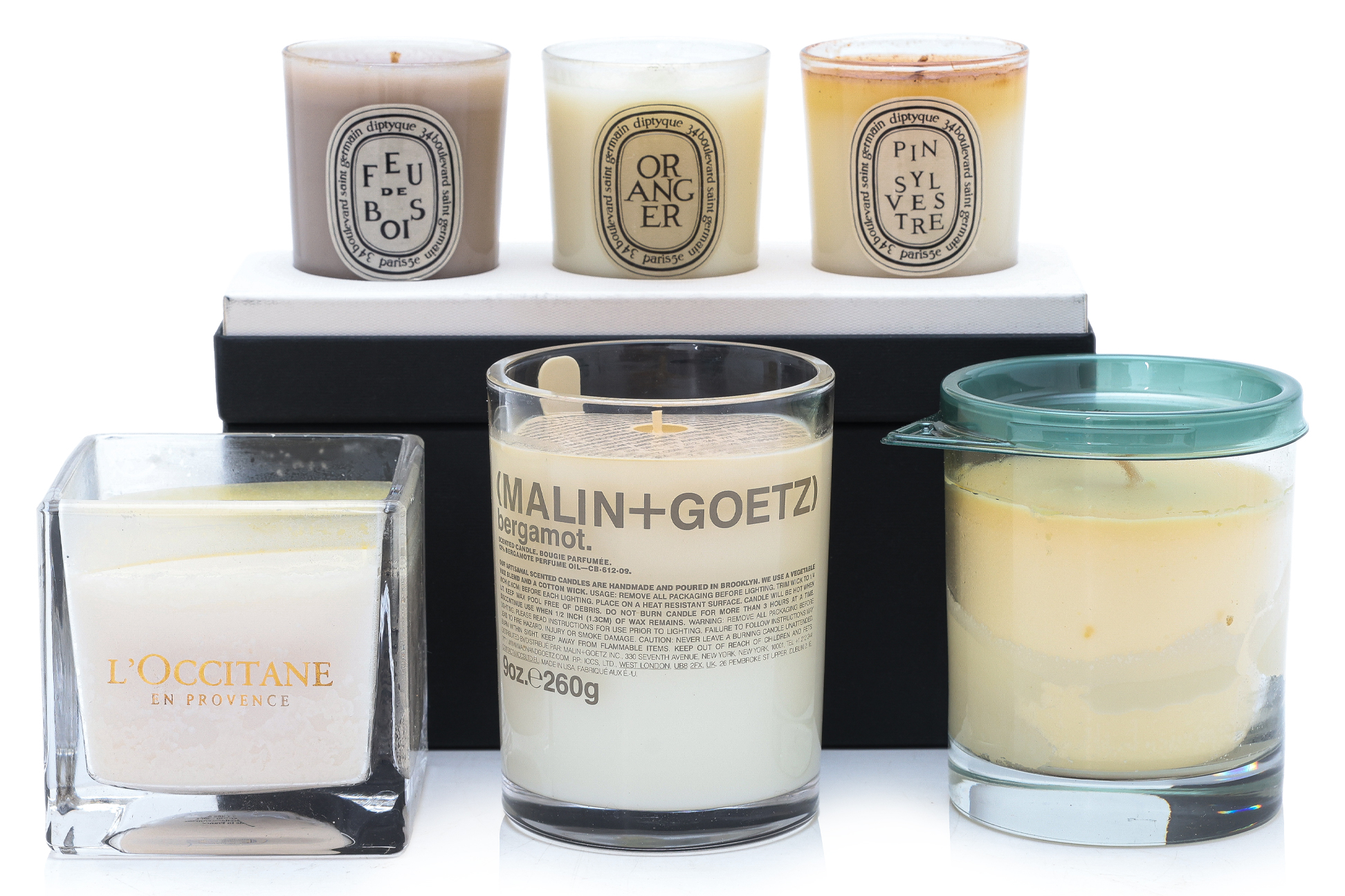 A GROUP OF DIPTYQUE: RALPH LAUREN; RIGAUD AND OTHER SCENTED CANDLES - Image 3 of 3
