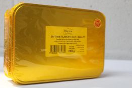 A Nipra 250g tin of Saffron Filaments Cat . I Qual