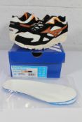 A pair of boxed as new Mizuno Sky Medal Patta Road