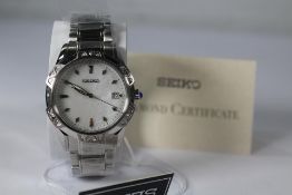 A women's Seiko Diamonds Conceptual Mother Of Pear