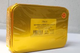 A Nipra 250g tin of Saffron Filaments Cat . I Qual