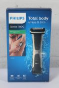 A boxed as new Philips Series 7000 Bodygroom Total